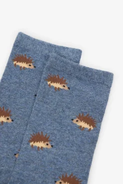 Cortefiel Meias-Meia comprida ouriços Azul