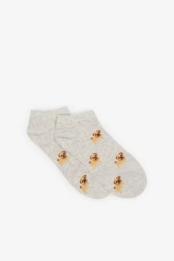 Cortefiel Meias-Meia curta de pug Cinzento