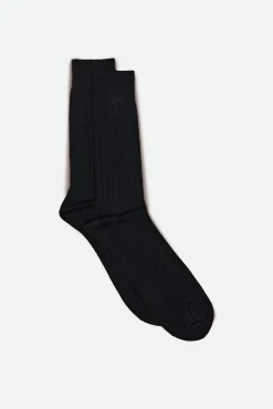 Cortefiel Meias-Meia de lã liso Preto