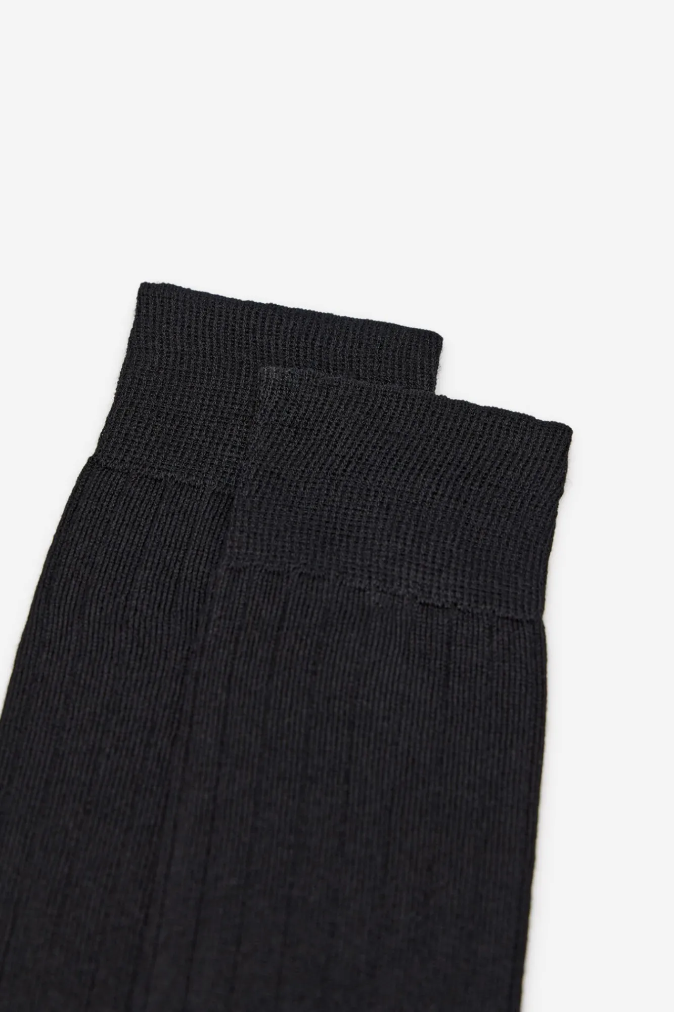 Cortefiel Meias-Meia de lã liso Preto