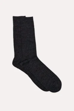 Cortefiel Meias-Meia de lã liso Cinzento