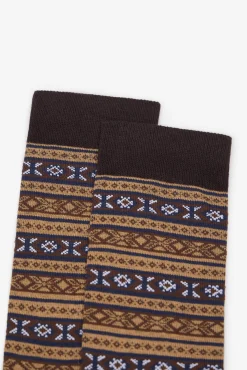 Cortefiel Meias-Meia grega Castanho