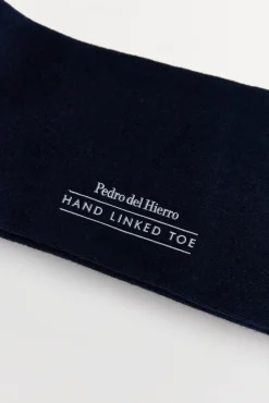 Pedro del Hierro Meias-Meia lisa sport Azul
