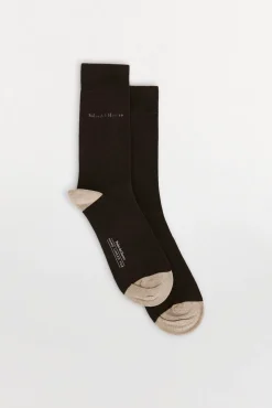 Pedro del Hierro Meias-Meia lisa sport Marrom