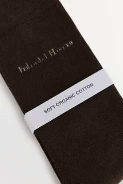 Pedro del Hierro Meias-Meia lisa sport Marrom