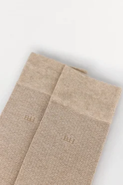 Pedro del Hierro Meias-Meia lisa sport Marrom