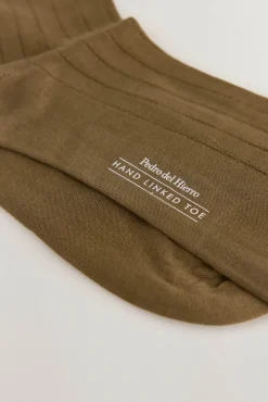 Pedro del Hierro Meias|Fatos-Meia lisa vestir Marrom