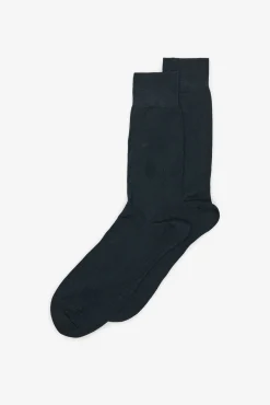 Cortefiel Meias|Fatos-Meia lisa vestir Preto