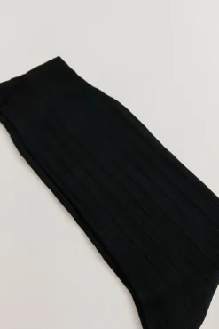 Pedro del Hierro Meias|Fatos-Meia lisa vestir Preto