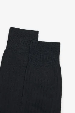 Cortefiel Meias|Fatos-Meia lisa vestir Preto