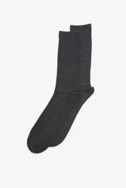 Cortefiel Meias-Meia liso com coolmax Cinzento