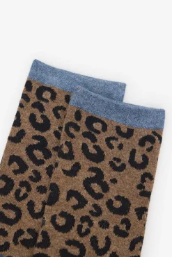 Cortefiel Meias-Meia longa de oncinha Castanho