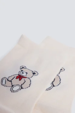 Springfield Meias-Meia longa de urso cru