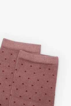 Cortefiel Meias-Meia longa mini bolinhas Subiu