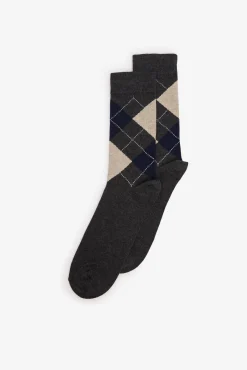 Cortefiel Meias-Meia losangos Cinzento