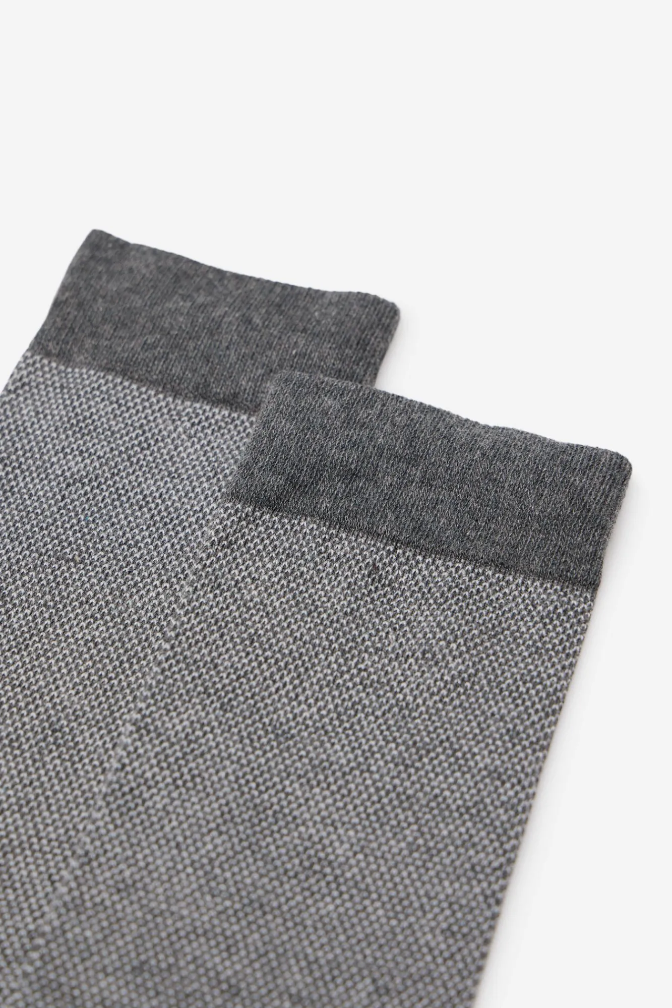 Cortefiel Meias-Meia micro-padronizada Cinzento