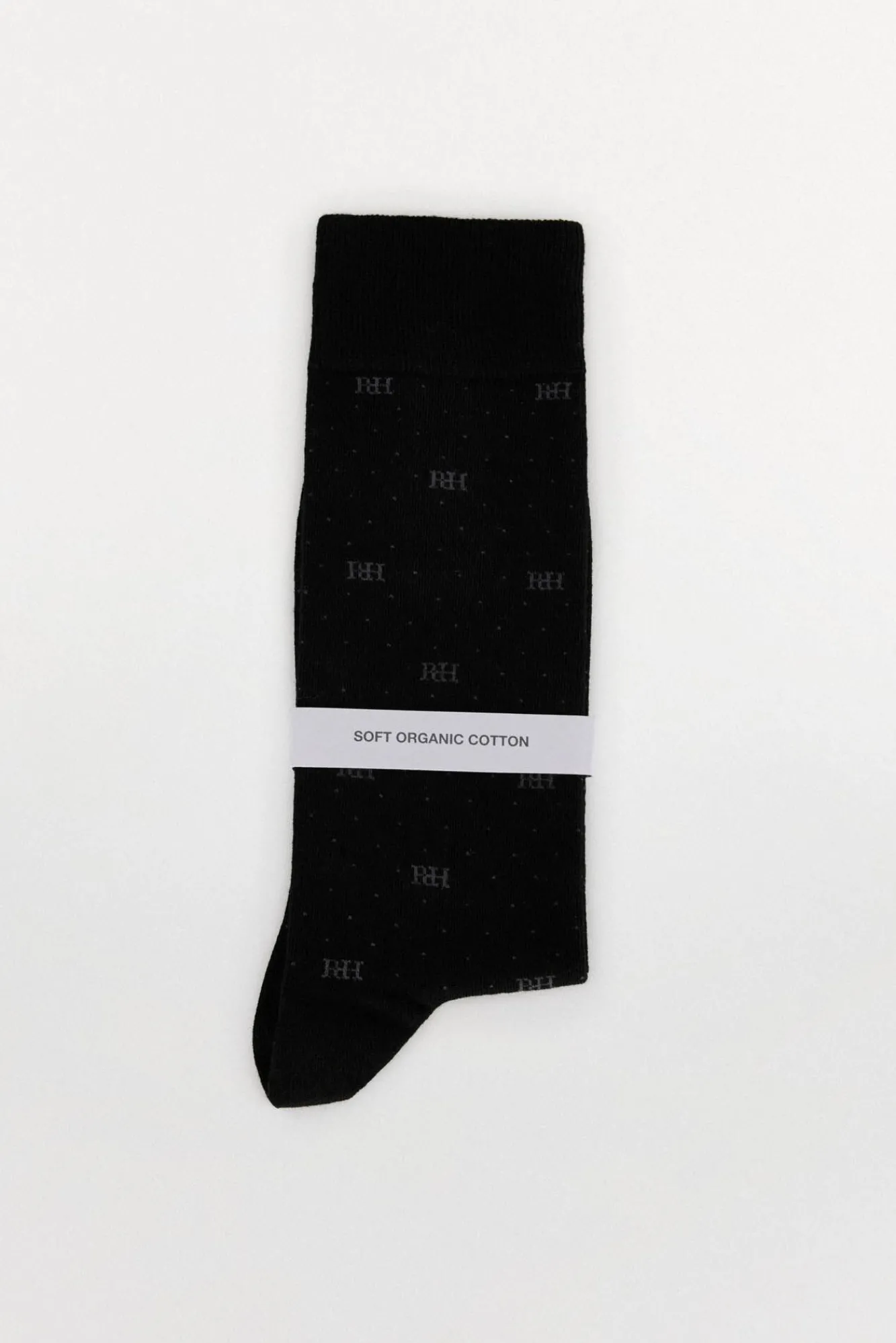 Pedro del Hierro Meias-Meias com logotipo esportivo Preto