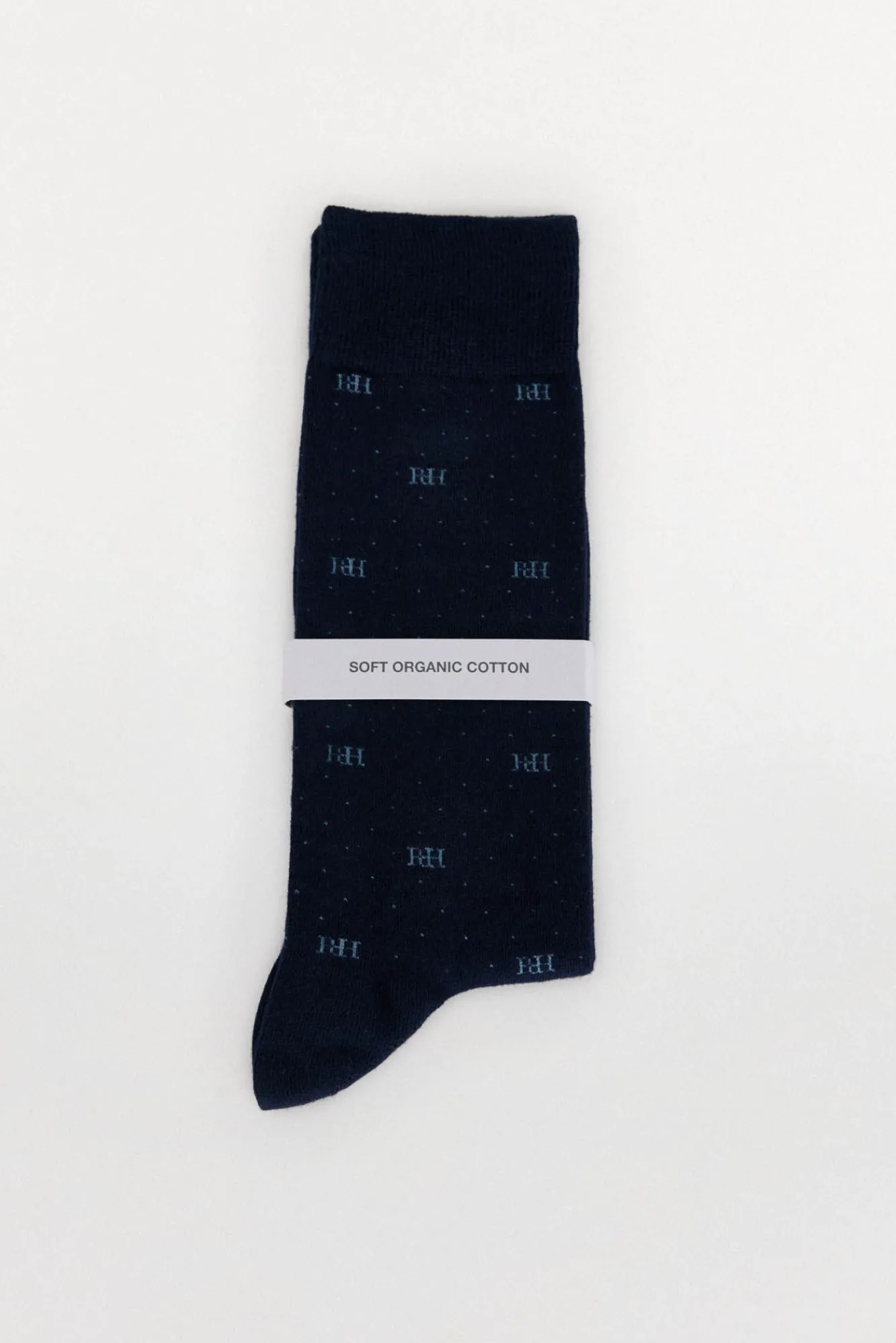 Pedro del Hierro Meias-Meias com logotipo esportivo Azul