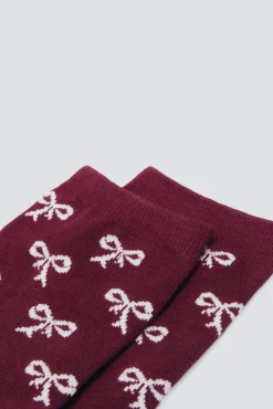 Springfield Meias-Meias compridas com laços estampado