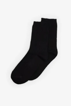 Cortefiel Meias-Meias longas estruturadas Preto