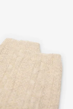 Cortefiel Meias-Meias longas estruturadas Castanho