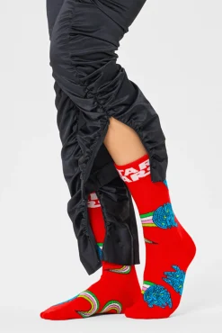 Happy Socks Meias|Meias-Meias Millennium Falcon de Star Wars vermelho