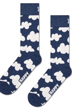 Happy Socks Meias|Meias-Meias unissex nubladas azul