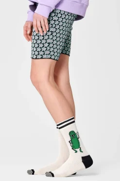 Happy Socks Meias|Meias-Meias Unissex Picles bege