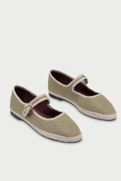 Flabelus Sabrinas-Mercedita de lino Verde