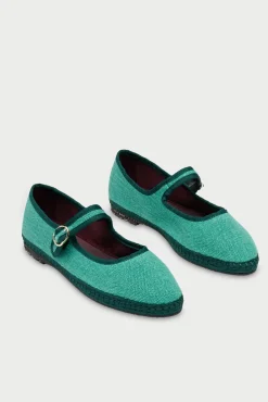 Flabelus Sabrinas-Mercedita de lino Azul