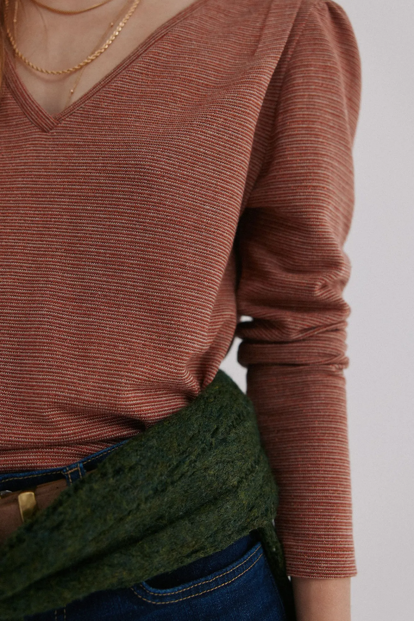 Hoss Intropia T-Shirts-Micaela. T-shirt Castanho