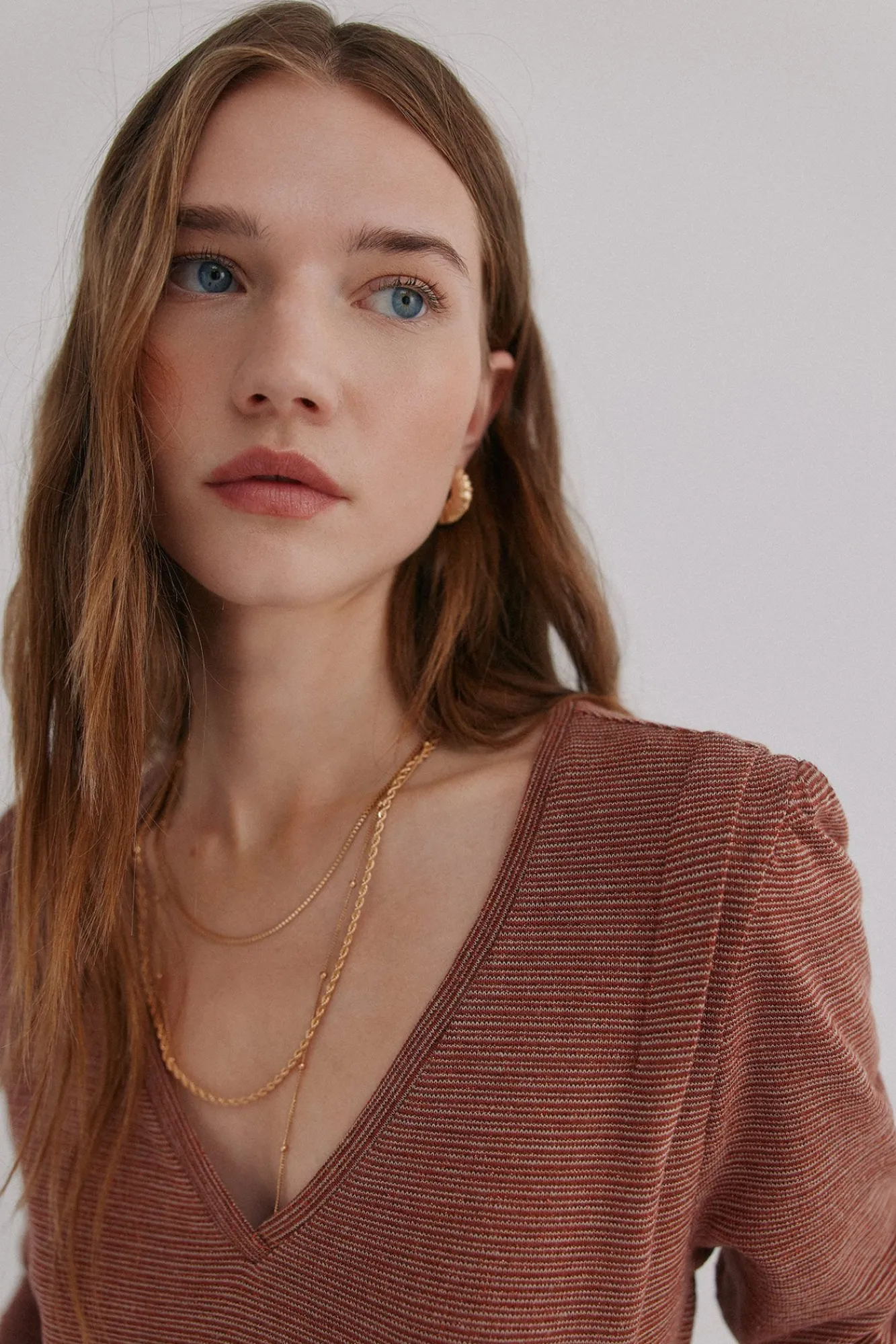 Hoss Intropia T-Shirts-Micaela. T-shirt Castanho