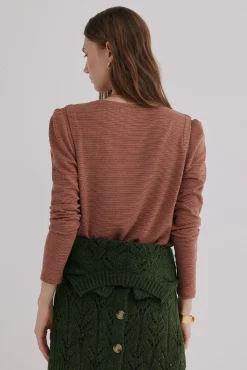 Hoss Intropia T-Shirts-Micaela. T-shirt Castanho