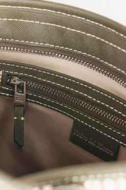 Pedro del Hierro Malas-mini bolsa de mala de tiracolo tipo tote com monograma Verde