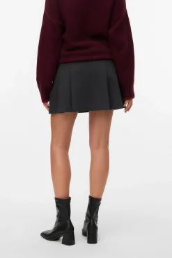 Vero Moda Saias-Mini saia plissada Cinzento