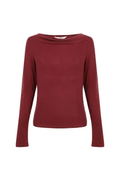 Hoss Intropia T-Shirts-Mirta. T-shirt com decote drapeado Granada