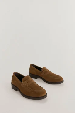 Pedro del Hierro Sapato Social-Mocassim esportivo de pele Marrom