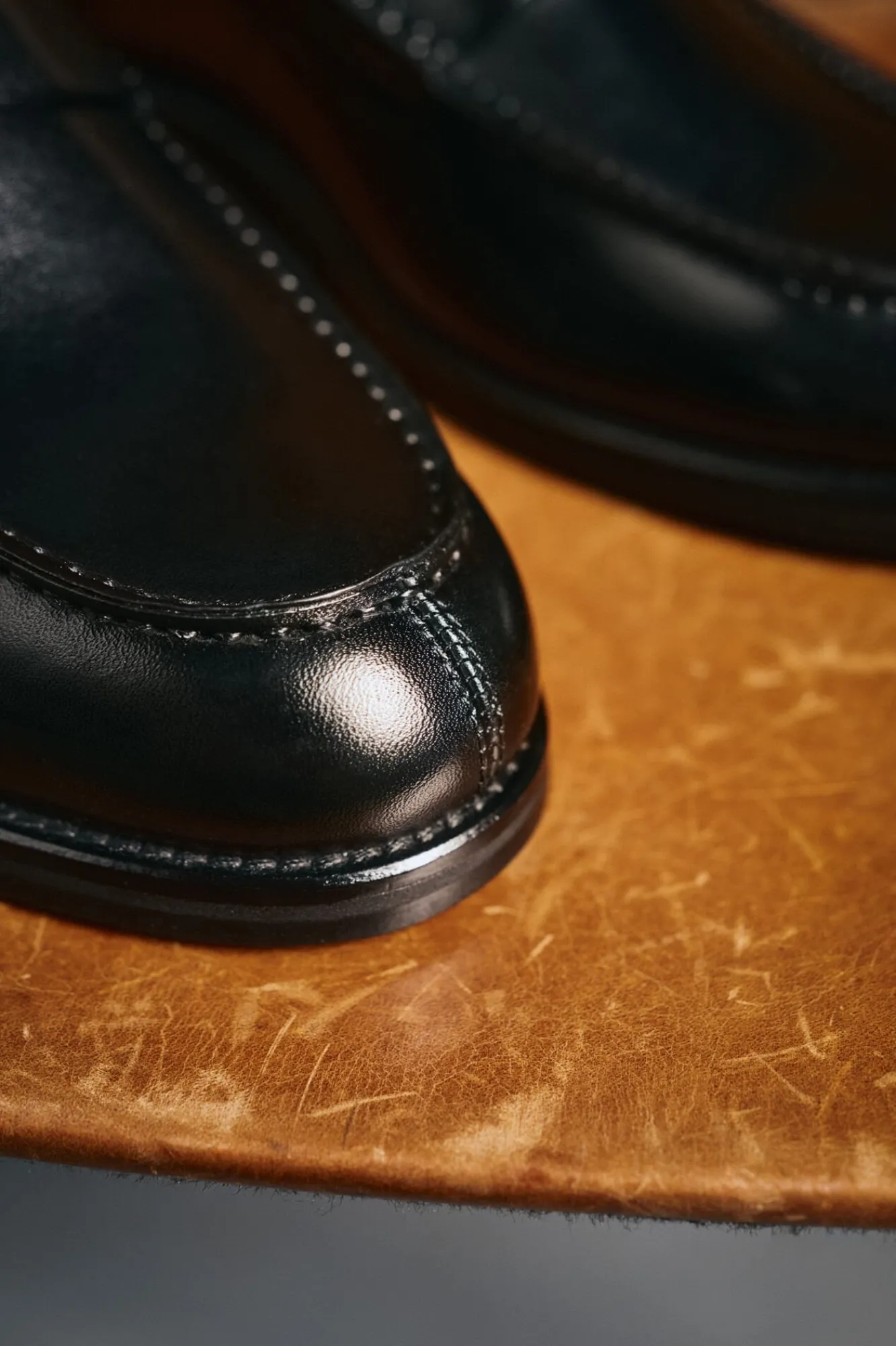 OOTO Sapato Social-Mocassim pele Preto