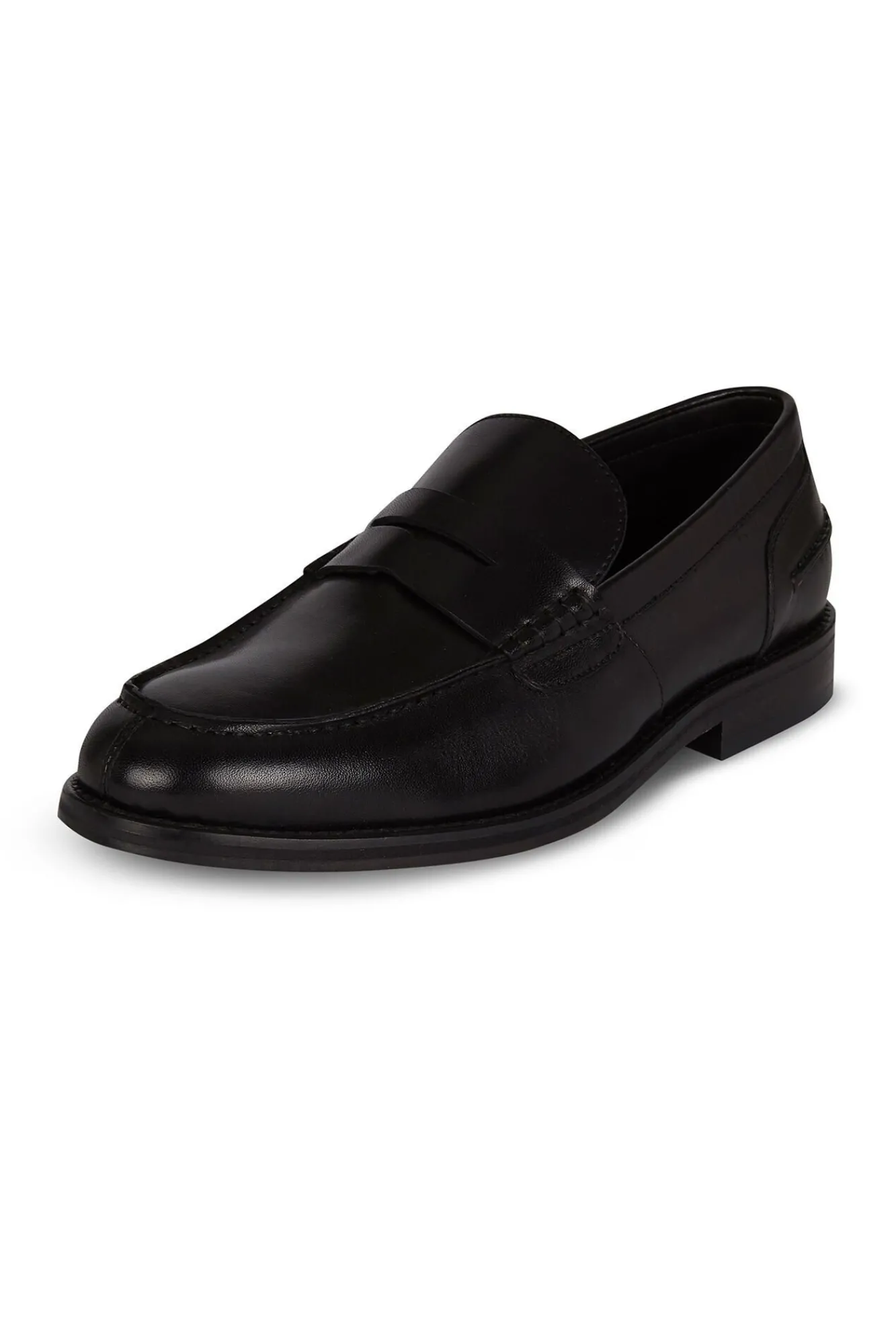 OOTO Sapato Social-Mocassim pele Preto