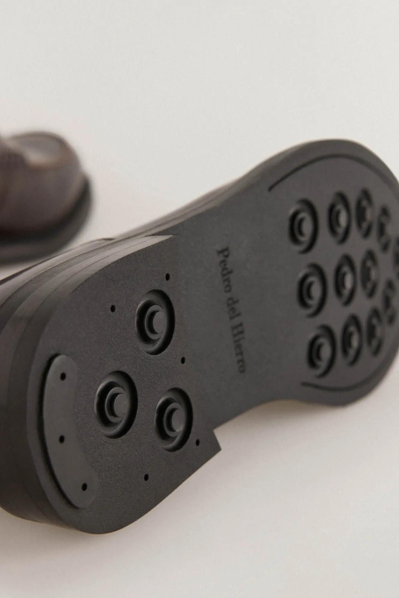 Pedro del Hierro Sapato Social-Mocassim vestir pele Marrom