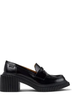 Camper Mocassins|Saltos-Mocassins de couro preto