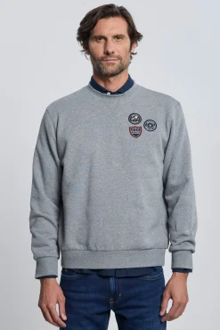 Valecuatro Sweatshirts-Moletom cinza 3- sweatshirt Cinzento