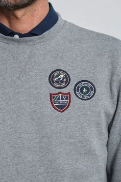 Valecuatro Sweatshirts-Moletom cinza 3- sweatshirt Cinzento