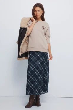 Springfield Sweatshirts-Moletom com capuz de cachorro- sweatshirt cru