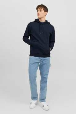 Jack & Jones Sweatshirts-Moletom com capuz e Sweatshirt descontraído azul