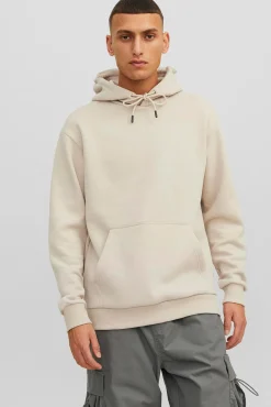 Jack & Jones Sweatshirts-Moletom com capuz e Sweatshirt descontraído cinzento