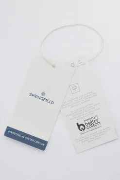 Springfield Sweatshirts-Moletom com gola caixa Legend azul