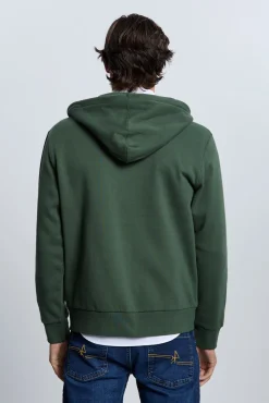 Valecuatro Sweatshirts-Moletom com sweatshirt e fecho-éclair Verde