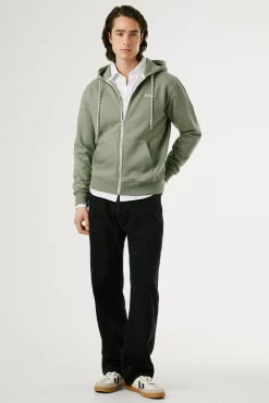 Pepe Jeans Sweatshirts-Moletom com Sweatshirt e zíper verde
