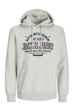 Jack & Jones PLUS Sweatshirts-Moletom Plus Sweatshirt regular fit branco